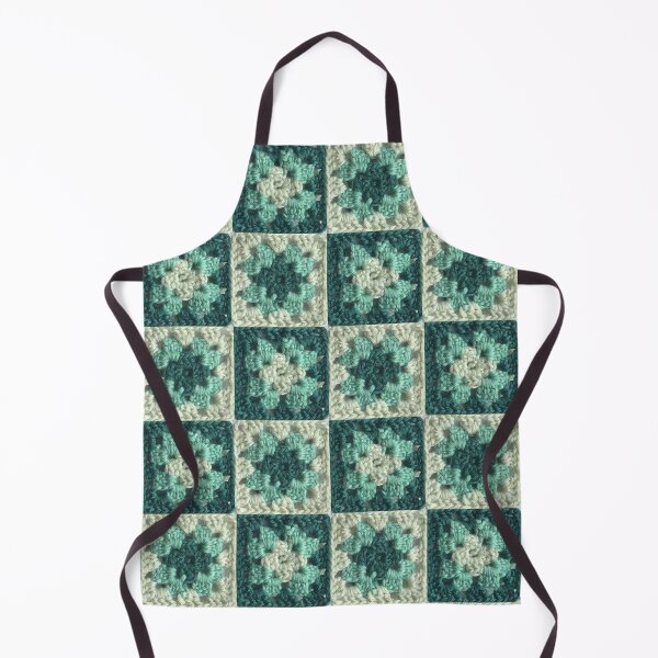 Item preview, Green ombré granny squares checkered designed and sold by Phoebew03.