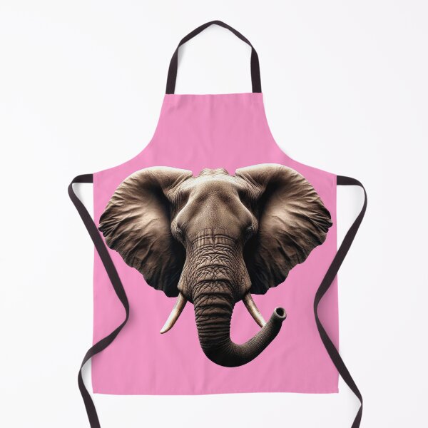 Item preview, ELEPHANT HEAD - #FF99CC designed and sold by Marlon Oseguera.