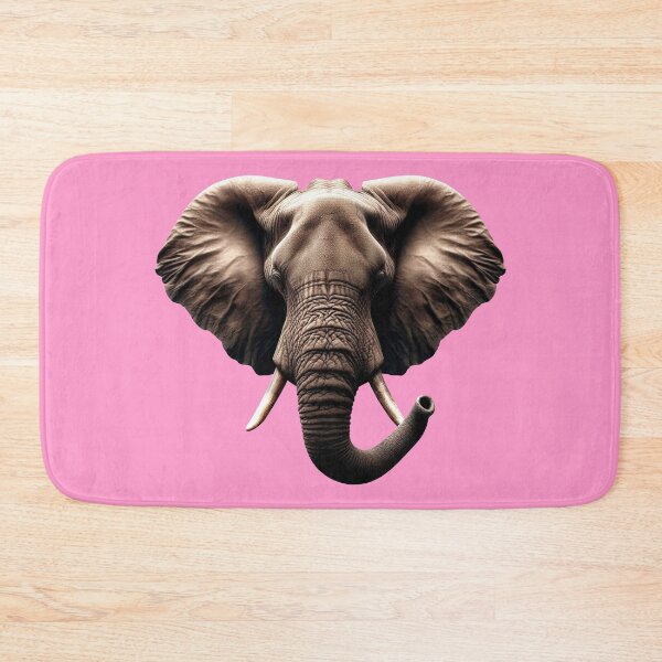 Item preview, ELEPHANT HEAD - #FF99CC designed and sold by Marlon Oseguera.