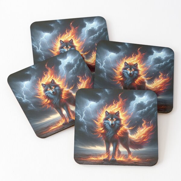 Item preview, "Flameborn Sentinel: Stand Against the Storm" designed and sold by WolframSilver.