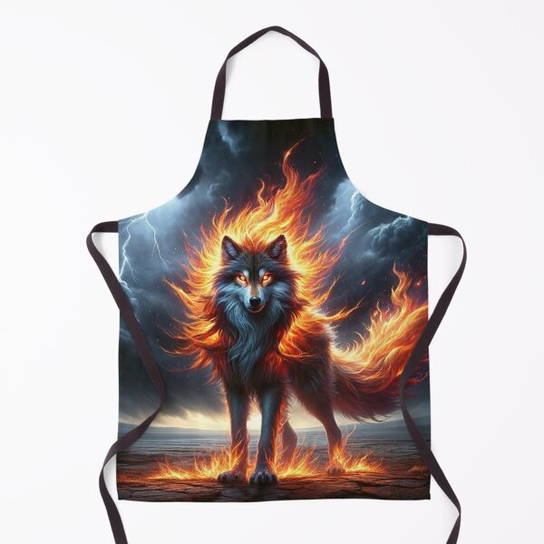 Item preview, "Flameborn Sentinel: Enfrentarse a la tormenta" designed and sold by WolframSilver.