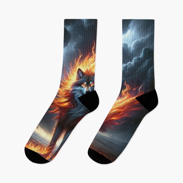 Item preview, "Flameborn Sentinel: Stand Against the Storm" designed and sold by WolframSilver.