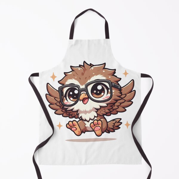 Item preview, Kawaii Chibi Griffin: Wearing Oversized Glasses designed and sold by CanvasCutie.