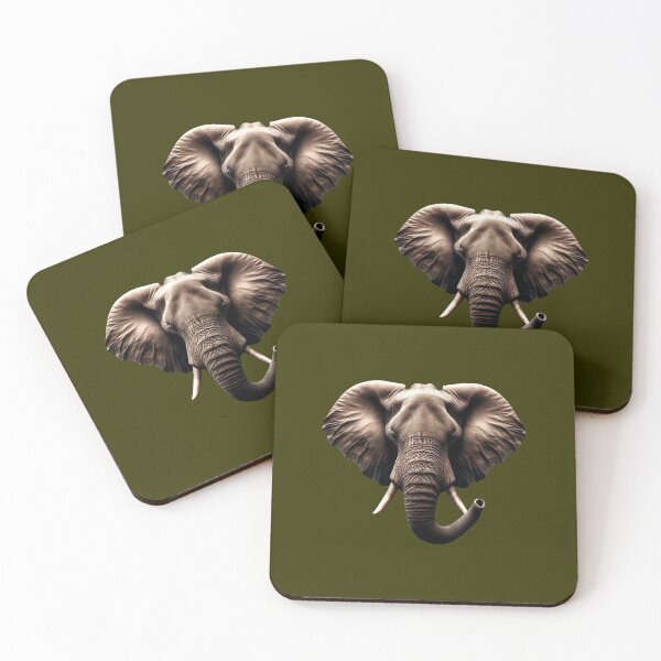 Item preview, ELEPHANT HEAD - #333300 designed and sold by Marlon Oseguera.