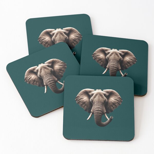 Item preview, ELEPHANT HEAD - #003333 designed and sold by Marlon Oseguera.