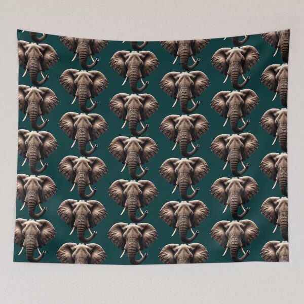 Item preview, ELEPHANT HEAD - #003333 designed and sold by Marlon Oseguera.