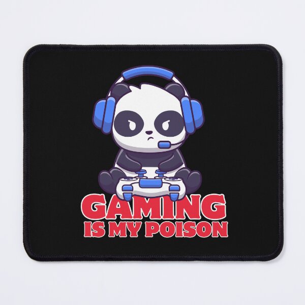 Item preview, Gaming is My Poison Funny Typography Quote designed and sold by thedazzlingmonk.