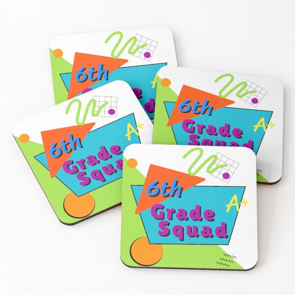 Item preview, Sixth ( 6th ) Grade Squad Team Teacher School 90s Design designed and sold by ASeasonalFlair.