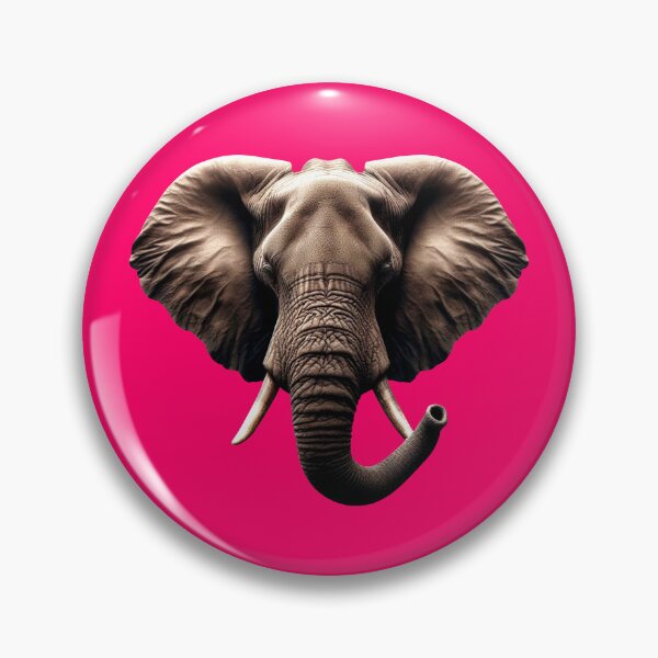 Item preview, ELEPHANT HEAD - #FF0066 designed and sold by Marlon Oseguera.