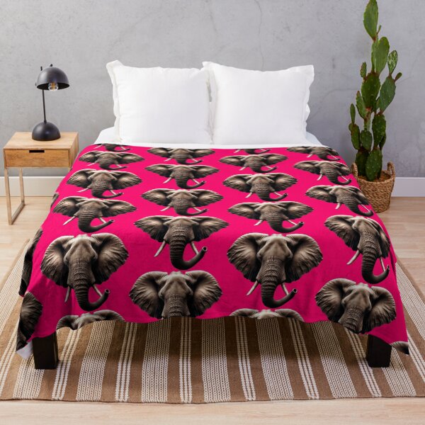 Item preview, ELEPHANT HEAD - #FF0066 designed and sold by Marlon Oseguera.