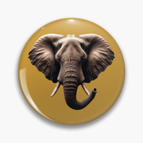 Item preview, ELEPHANT HEAD - #CC9933 designed and sold by Marlon Oseguera.