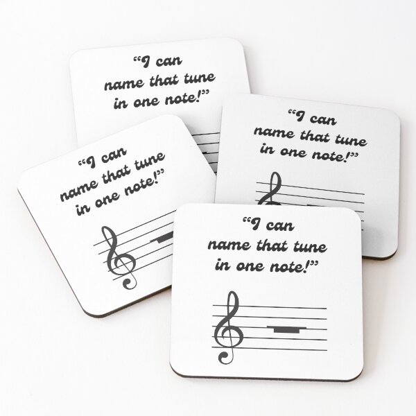 Item preview, I can name that tune in one note!  designed and sold by Ghoof-Wear.