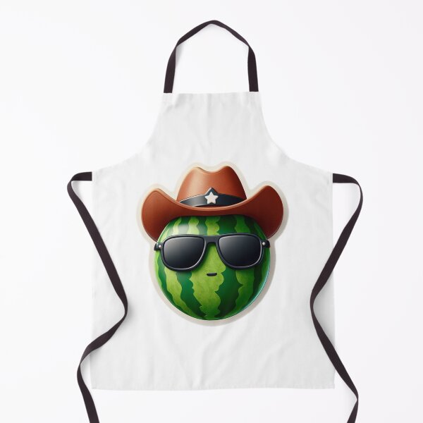 Item preview, Cool watermelon with a cowboy hat designed and sold by ChesssesShop.