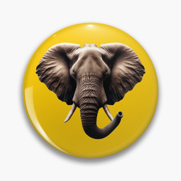 Item preview, ELEPHANT HEAD - #FFCC00 designed and sold by Marlon Oseguera.
