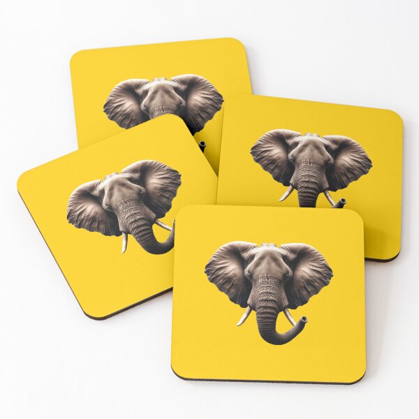 Item preview, ELEPHANT HEAD - #FFCC00 designed and sold by Marlon Oseguera.