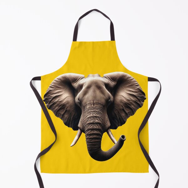 Item preview, ELEPHANT HEAD - #FFCC00 designed and sold by Marlon Oseguera.