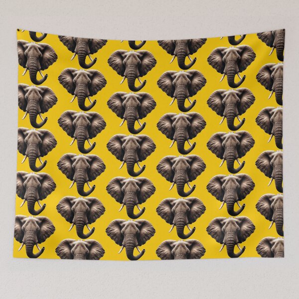 Item preview, ELEPHANT HEAD - #FFCC00 designed and sold by Marlon Oseguera.