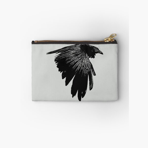 Item preview, Flying Raven bird Corvus Corax Corvid  designed and sold by HaggisVitae.