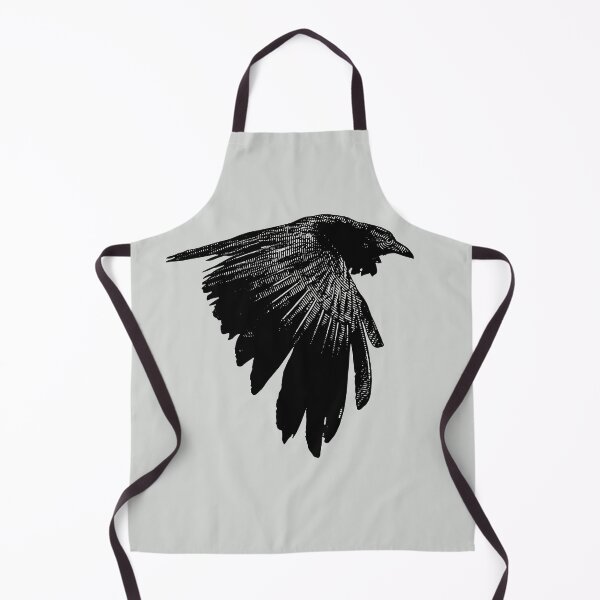 Item preview, Flying Raven bird Corvus Corax Corvid designed and sold by HaggisVitae.
