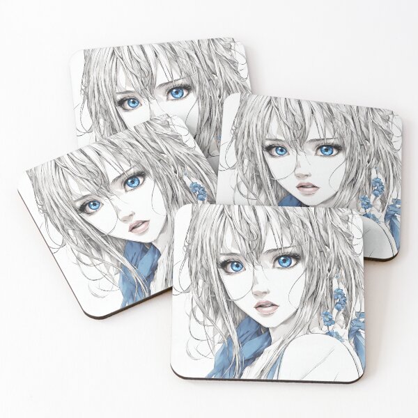 Item preview, Japanese girl with blue eyes designed and sold by MyCraftForYOU.