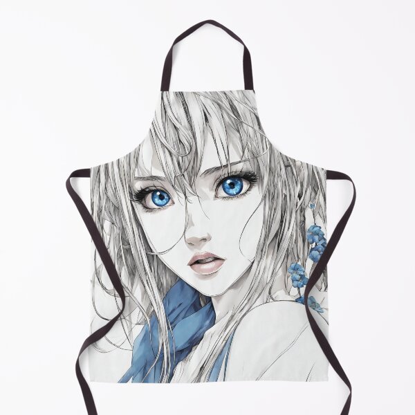 Item preview, Japanese girl with blue eyes designed and sold by MyCraftForYOU.