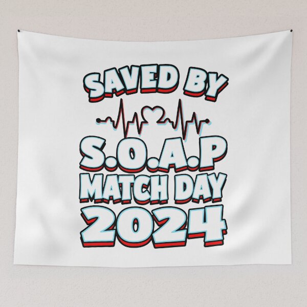 Item preview, Saved by S.O.A.P. 2024 Match Day Design designed and sold by MimsTees.