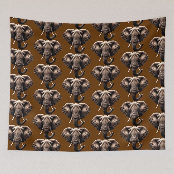 Item preview, ELEPHANT HEAD - #663300 designed and sold by Marlon Oseguera.