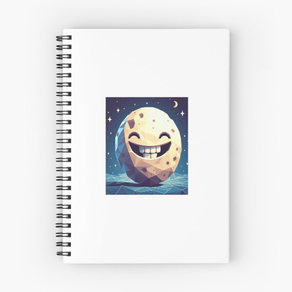 Item preview, Smiling faceted moon designed and sold by raleca78.