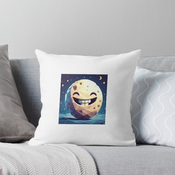 Item preview, Smiling faceted moon designed and sold by raleca78.