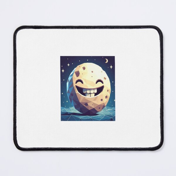 Item preview, Smiling faceted moon designed and sold by raleca78.