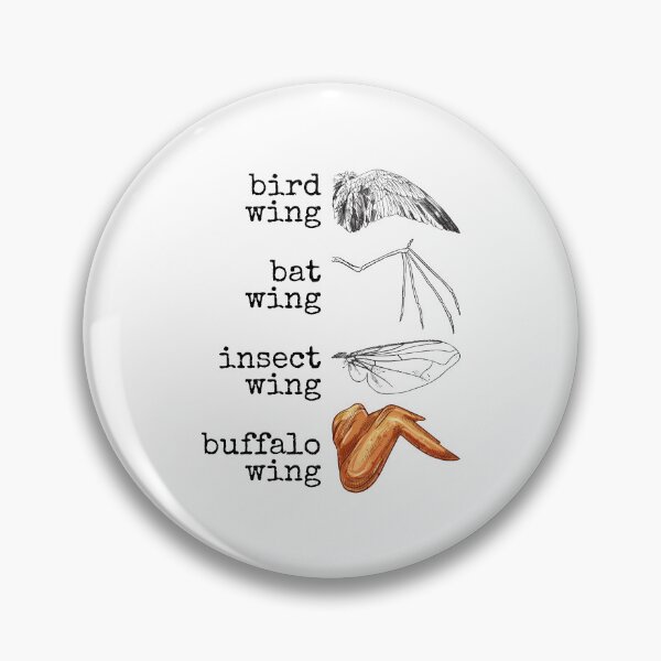 Item preview, Bird wing, bat wing, insect wing, buffalo wing. designed and sold by Ghoof-Wear.