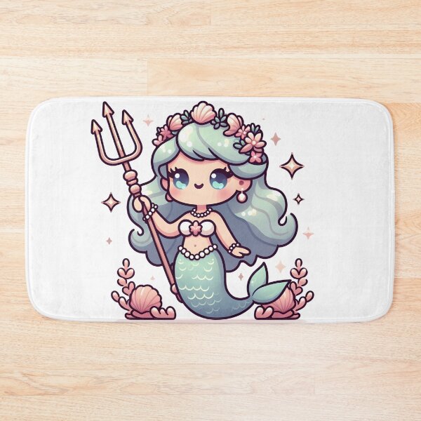 Item preview, Kawaii Enchanting Siren: With A Seashell Necklace designed and sold by CanvasCutie.