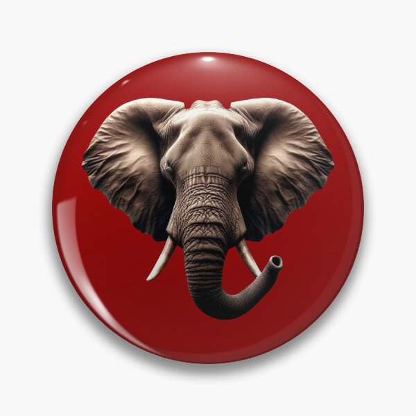 Item preview, ELEPHANT HEAD - #990000 designed and sold by Marlon Oseguera.