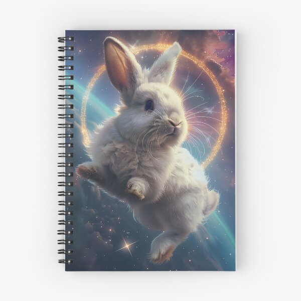 Item preview, fluffy bunny in space designed and sold by danachblog.