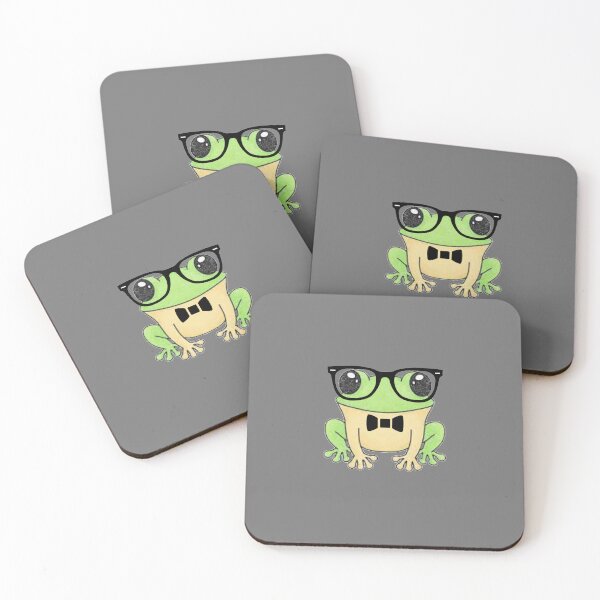 Item preview, Frog Wearing Glasses and Bowtie designed and sold by Gooon26.