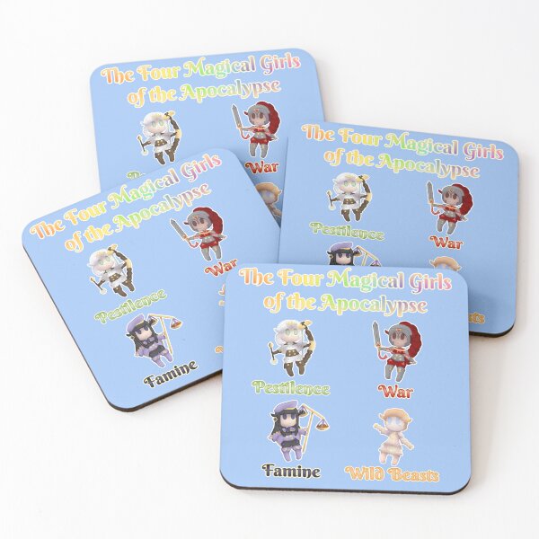 Item preview, The Four Magical Girls of the Apocalypse designed and sold by CutesyChaos.
