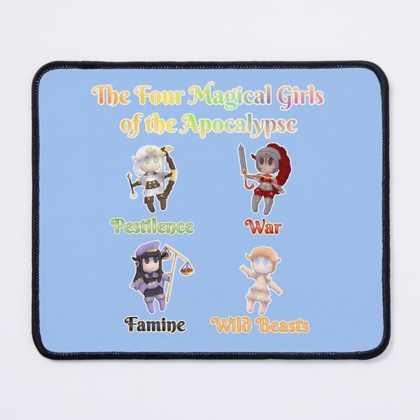 Item preview, The Four Magical Girls of the Apocalypse designed and sold by CutesyChaos.