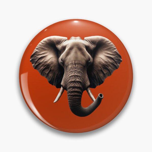 Item preview, ELEPHANT HEAD - #CC3300 designed and sold by Marlon Oseguera.