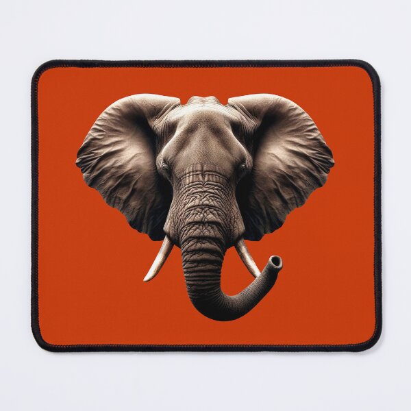 Item preview, ELEPHANT HEAD - #CC3300 designed and sold by Marlon Oseguera.