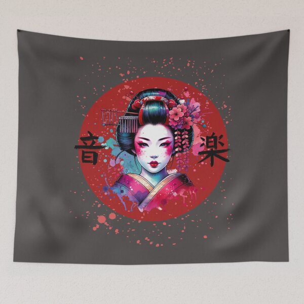 Artikelvorschau, Schöne Geisha | Japanische Geishas entworfen und verkauft von Mariana Piana.