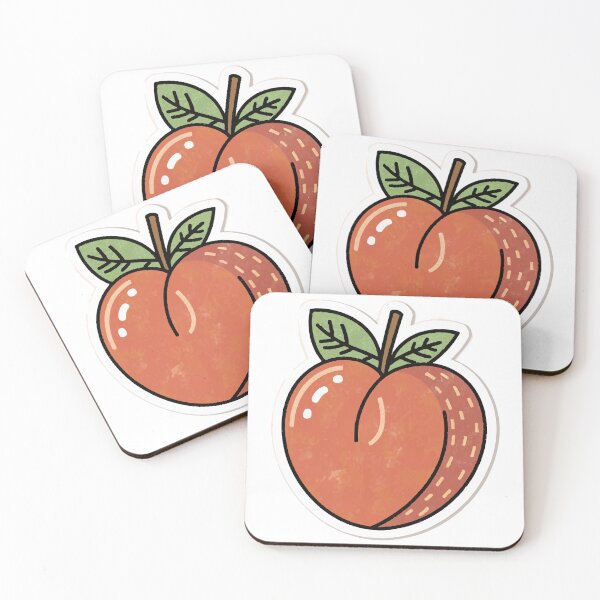 Item preview, Peachy Sticker designed and sold by NArtdesigns.