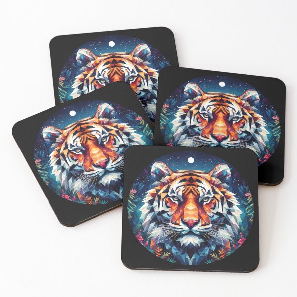 Item preview, Low Poly Tiger designed and sold by SebastianArt75.
