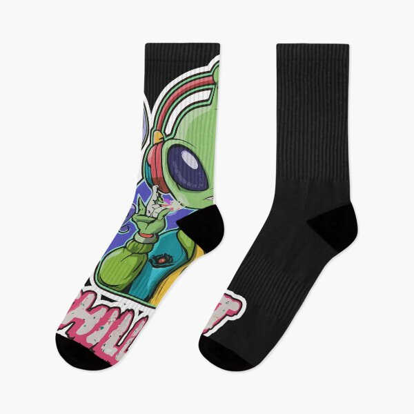 Item preview, Interstellar Rhythm: Hip Hop Alien Art Piece designed and sold by diegomenjivar92.