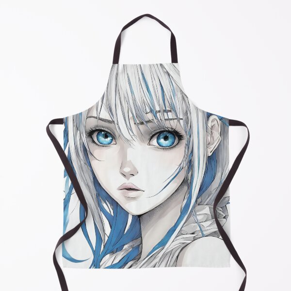 Item preview, Blue hair asian girl designed and sold by MyCraftForYOU.