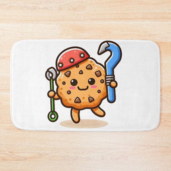 Item preview, Kawaii Cookie With Climbing Gear designed and sold by CanvasCutie.