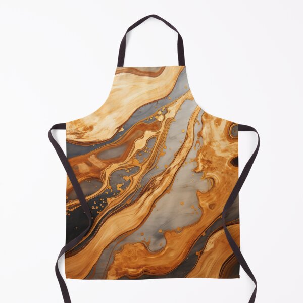 Item preview, Golden Acrylic Wood Pattern designed and sold by NicolasGlowArt.