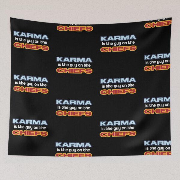 Item preview, Karma is the guy on the chiefs designed and sold by laylacreates.