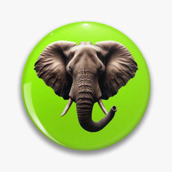 Item preview, ELEPHANT HEAD - #99FF00 designed and sold by Marlon Oseguera.