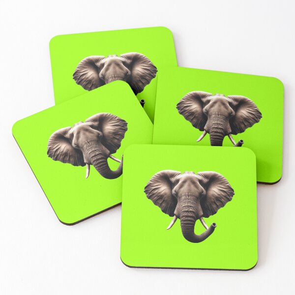 Item preview, ELEPHANT HEAD - #99FF00 designed and sold by Marlon Oseguera.