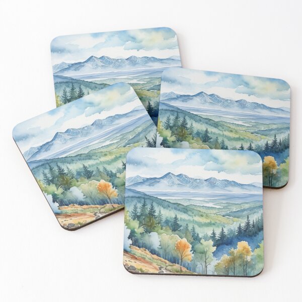 Item preview, Enchanted Valley Watercolor Painting designed and sold by YuckyCat.